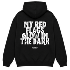 MY RED FLAGS GLOW IN THE DARK Oversized Hoodie