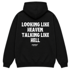 LOOKING LIKE HEAVEN. TALKING LIKE HELL Oversized Hoodie