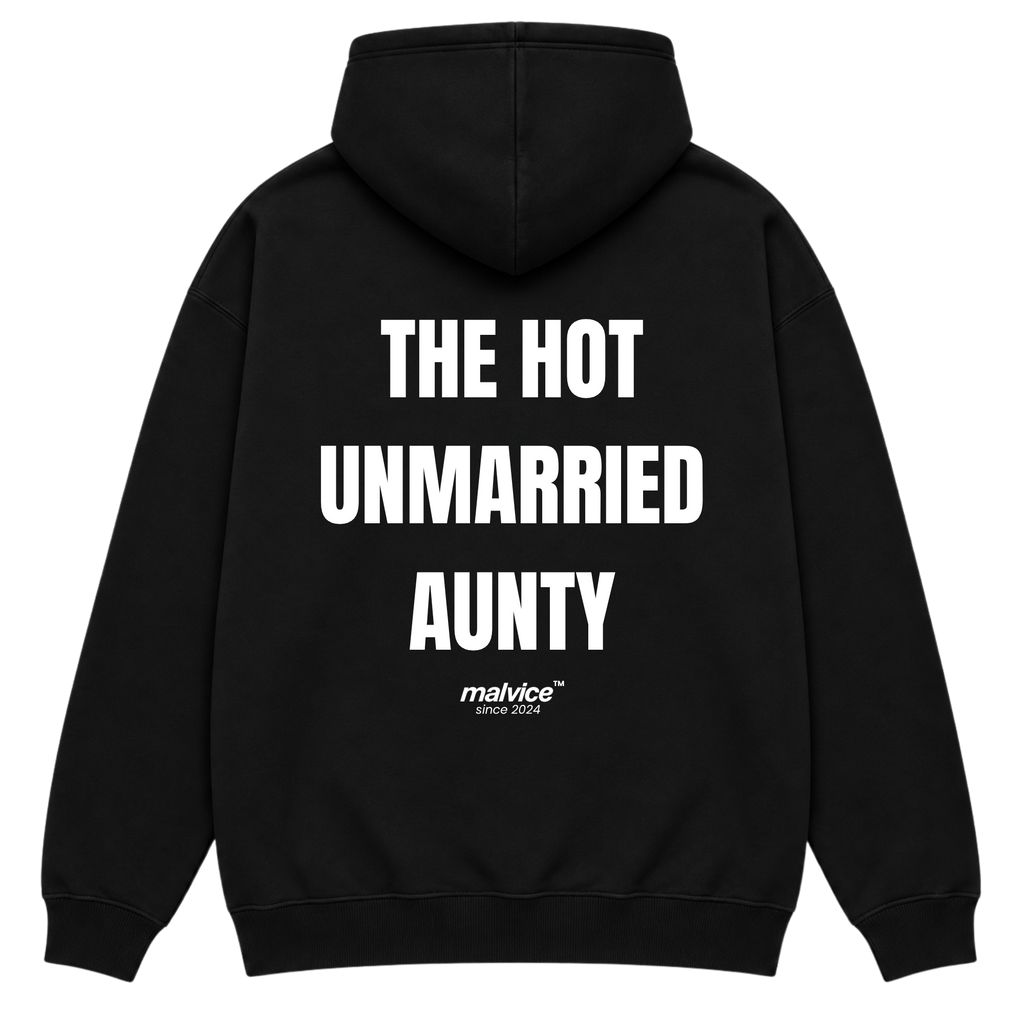 THE HOT UNMARRIED AUNTY Oversized Hoodie