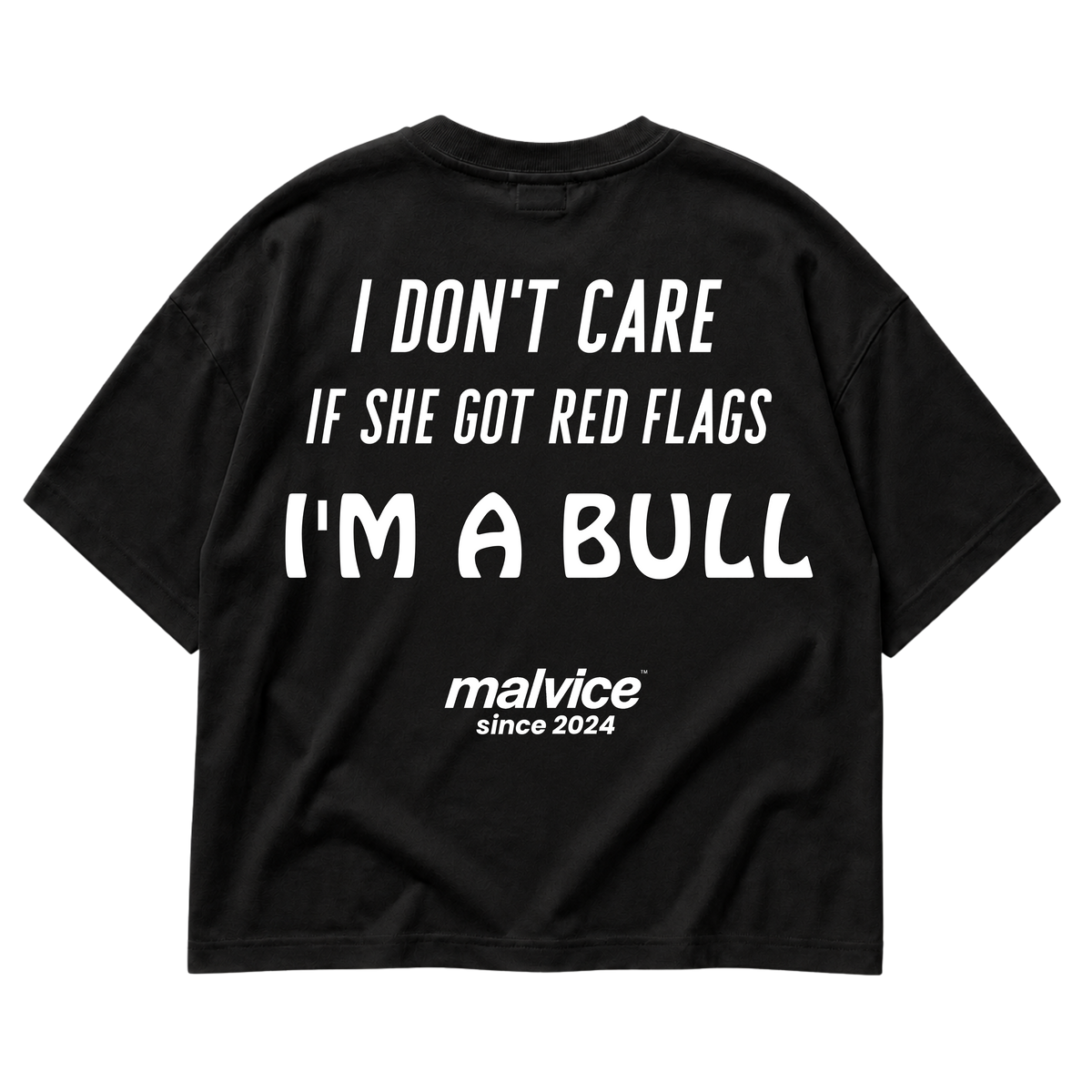 I DON'T CARE IF SHE GOT RED FLAGS I'M A BULL