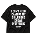 I DON'T NEED CHATGPT MY GIRLFRIEND KNOWS EVERYTHING