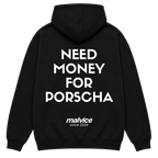 NEED MONEY FOR PORSCHE oversized hoodie by MALVICE