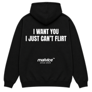 MALVICE I Want You I Just Can't Flirt oversized hoodie