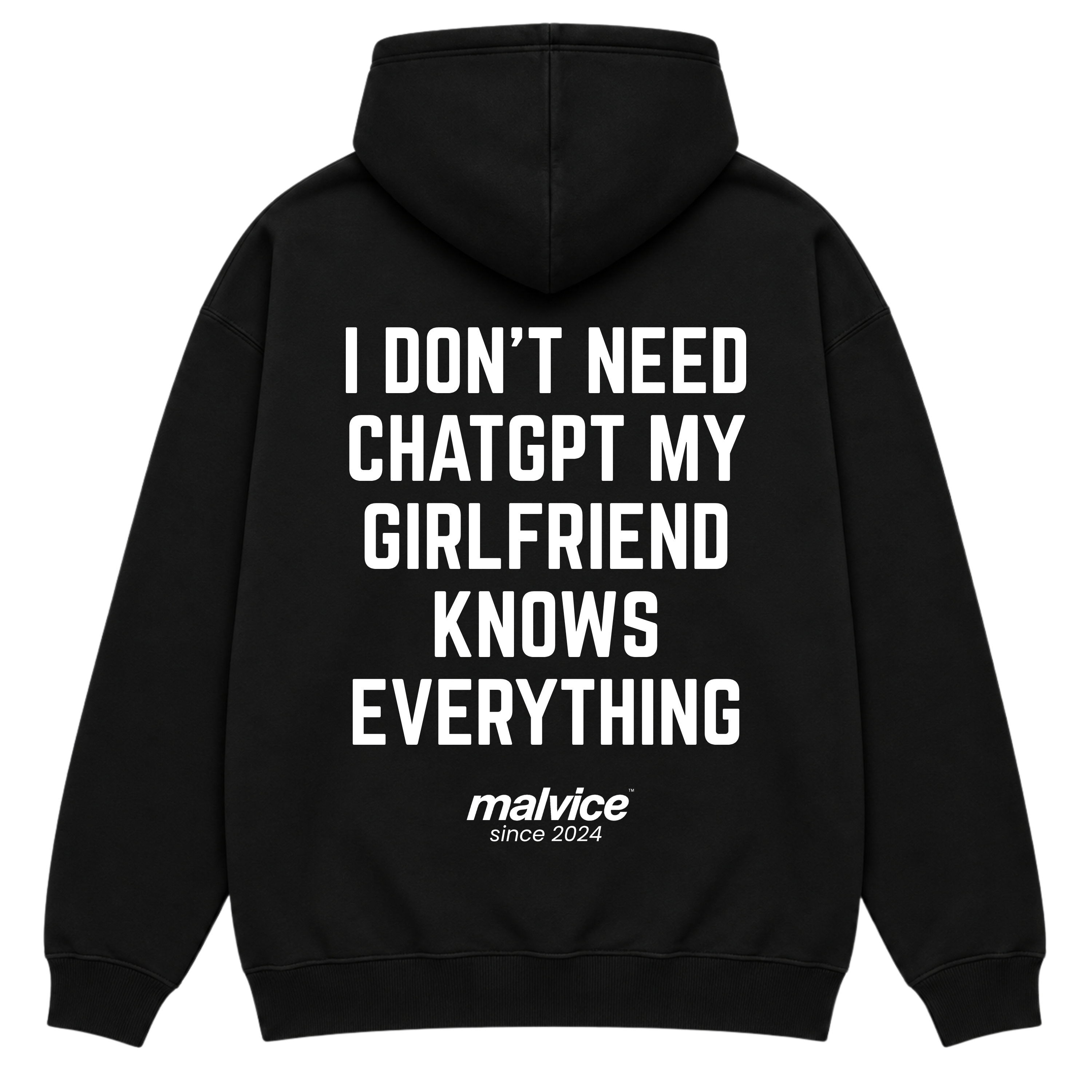I DON'T NEED CHATGPT MY GIRLFRIEND KNOWS EVERYTHING Hoodie